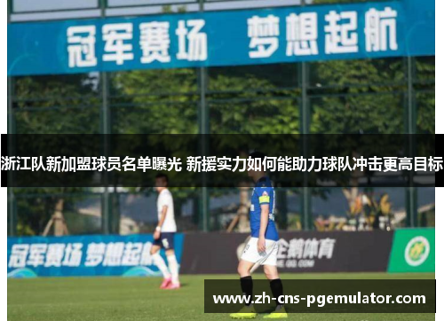 浙江队新加盟球员名单曝光 新援实力如何能助力球队冲击更高目标